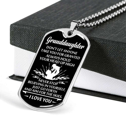 Granddaughter Dog Tag, Custom Picture Dog Tag For Granddaughter: Gift For Granddaughter Dog Tag-29 Gifts For Daughter Rakva