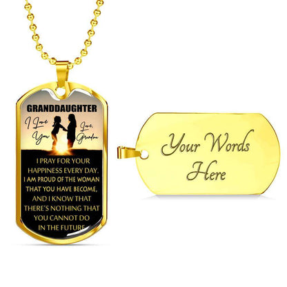 Granddaughter Dog Tag Custom Picture, To My Granddaughter Dog Tag : Gifts From Grandma, Great Granddaughter Dog Tag-1 Gifts For Daughter Rakva