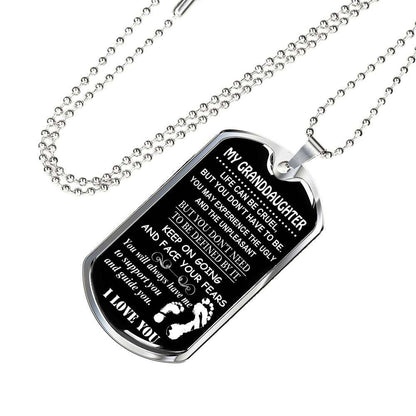 Granddaughter Dog Tag, Dog Tag For Granddaughter: Gift For Granddaughter Dog Tag-6 Gifts For Daughter Rakva