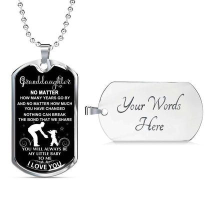 Granddaughter Dog Tag, To My Granddaughter Dog Tag : Gifts From Grandparents, Great Granddaughter Gifts Dog Tag-14 Gifts For Daughter Rakva