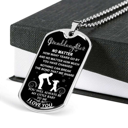 Granddaughter Dog Tag, To My Granddaughter Dog Tag : Gifts From Grandparents, Great Granddaughter Gifts Dog Tag-16 Gifts For Daughter Rakva