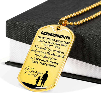 Granddaughter Dog Tag, To My Granddaughter Dog Tag : Gifts From Grandparents, Great Granddaughter Gifts Dog Tag-27 Gifts For Daughter Rakva