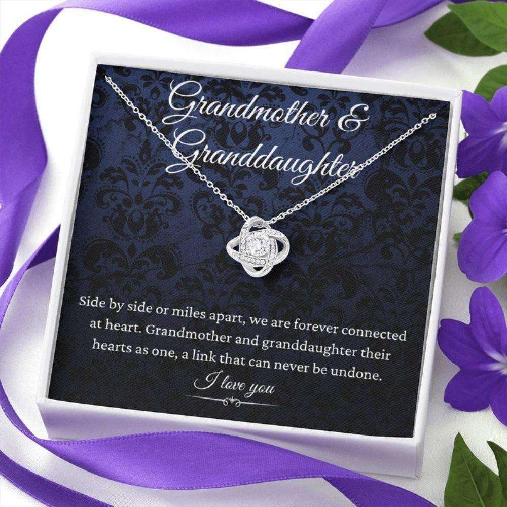 Granddaughter Necklace, Grandmother & Granddaughter Necklace, Gift For Grandma, Gift For Granddaughter Gifts For Daughter Rakva