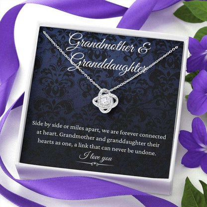 Granddaughter Necklace, Grandmother & Granddaughter Necklace, Gift For Grandma, Gift For Granddaughter Gifts For Daughter Rakva