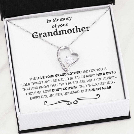 Granddaughter Necklace, Loss Of Grandma Condolence Necklace Gift, In Memory Of Your Grandmother Gifts For Daughter Rakva