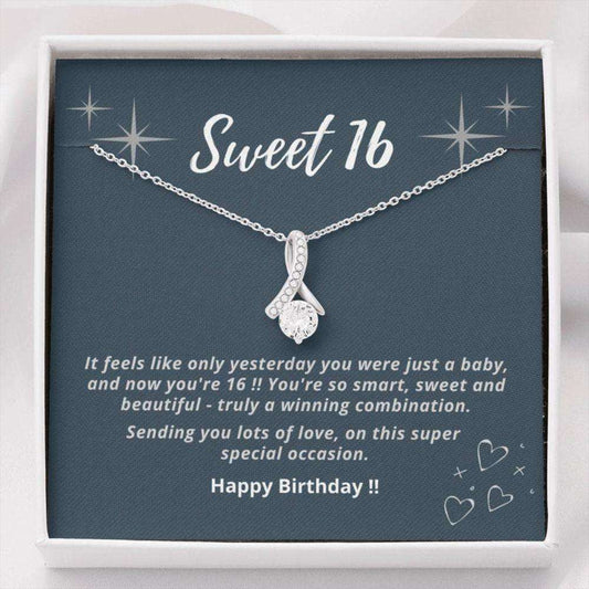 Granddaughter Necklace, Sweet 16 Gift Necklace, 16Th Birthday Gift, Granddaughter Necklace, To My Granddaughter, Gifts For Daughter Rakva