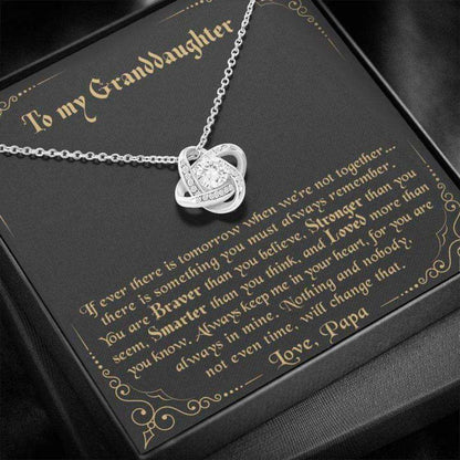 Granddaughter Necklace, To My Granddaughter Necklace Gift “ Always Keep Me In Your Heart Love Papa Gifts For Daughter Rakva