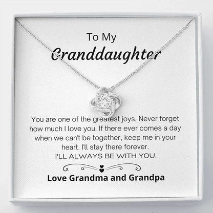 Granddaughter Necklace, To My Granddaughter Necklace Gift “ I’Ll Always Be With You Gifts For Daughter Rakva