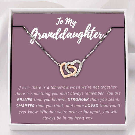 Granddaughter Necklace, To My Granddaughter Necklace, Granddaughter Sweet 16 Gifts Gifts For Daughter Rakva