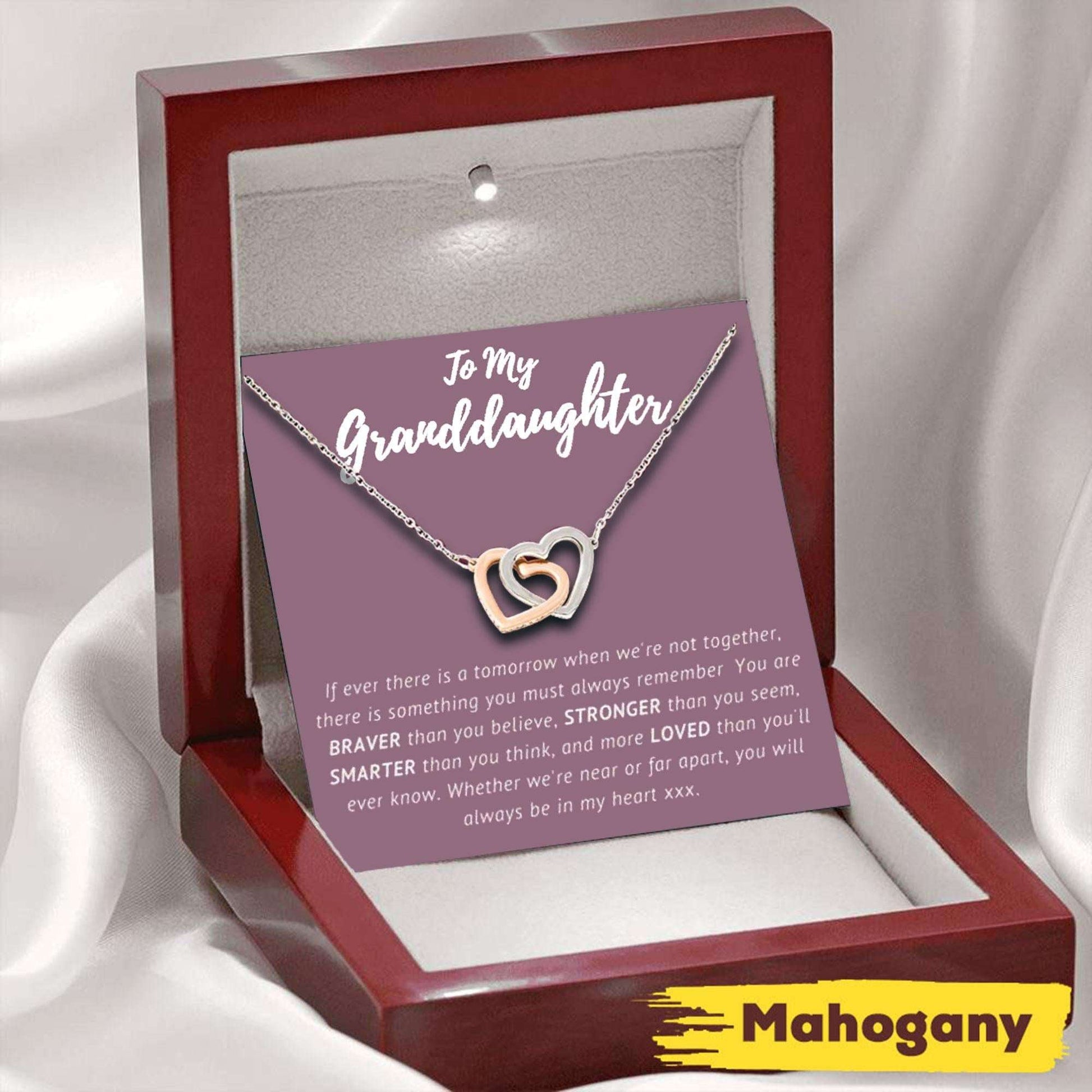 Granddaughter Necklace, To My Granddaughter Necklace, Granddaughter Sweet 16 Gifts Gifts For Daughter Rakva