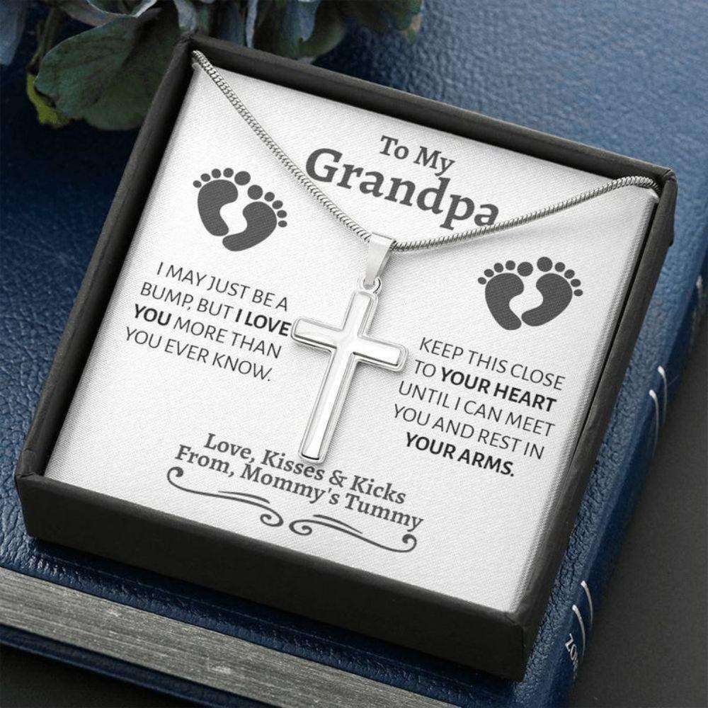 Grandfather Necklace, New Grandpa Necklace Gift, Grandpa To Be, Gifts For Expectant Grandfather Rakva