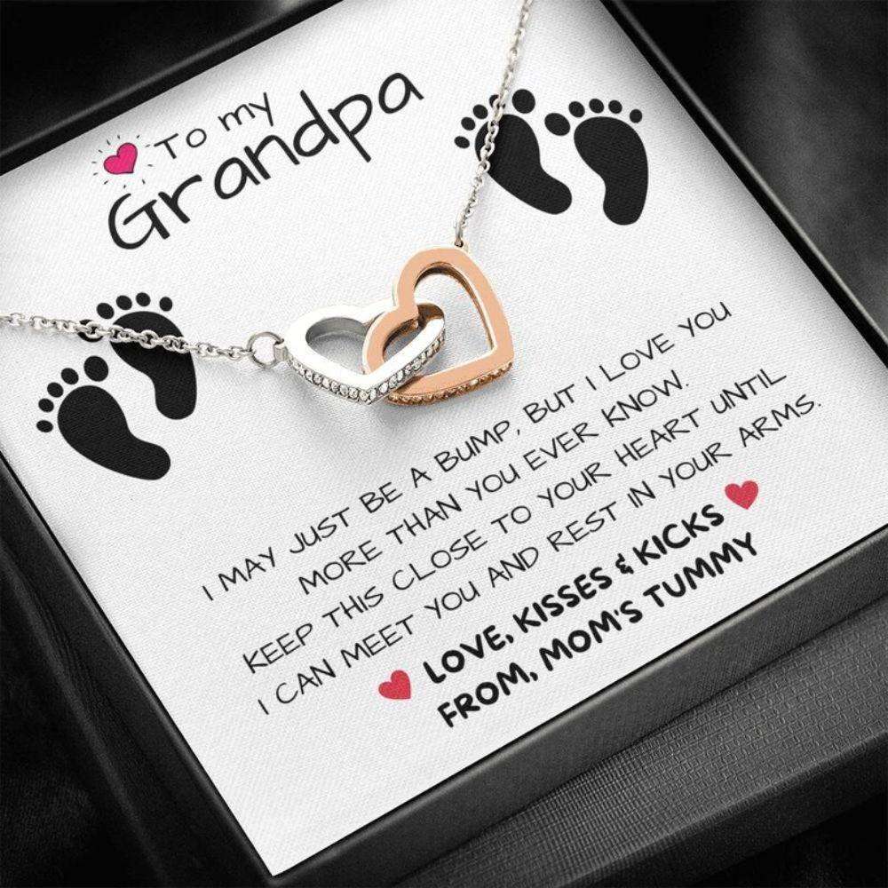 Grandfather Necklace, New Grandpa Necklace Gift, Grandpa To Be, Gifts For Expectant Grandfather Rakva