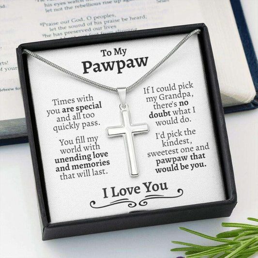 Grandfather Necklace, Pawpaw Necklace Gift, New Pawpaw Gift, To My Pawpaw, Pawpaw Soon To Be Rakva