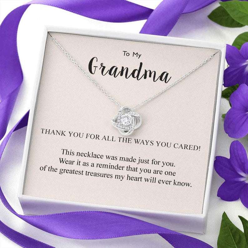 Grandmother Necklace, Grandma Gift, Grandma Necklace, Gift For Grandma From Grandchildren, Grandma Birthday Christmas Necklace Gifts for Grandmother Rakva