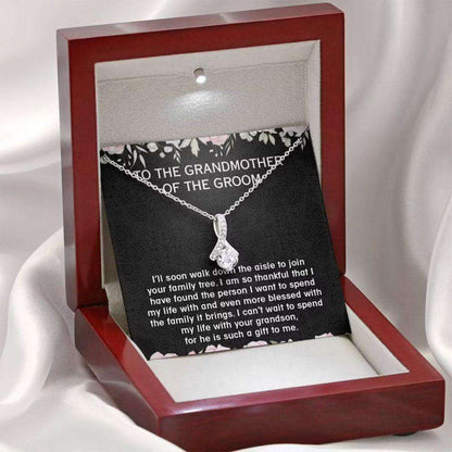Grandmother Necklace, Grandma Of The Groom Necklace Wedding Gift, Gift For Grandma Of The Groom Rakva