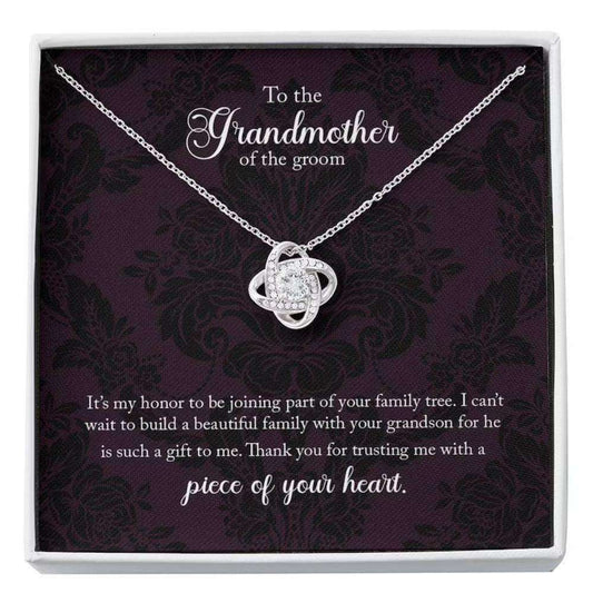 Grandmother Necklace, Grandma Of The Groom Necklace Wedding Gift, Gift For Grandma Of The Groom Rakva