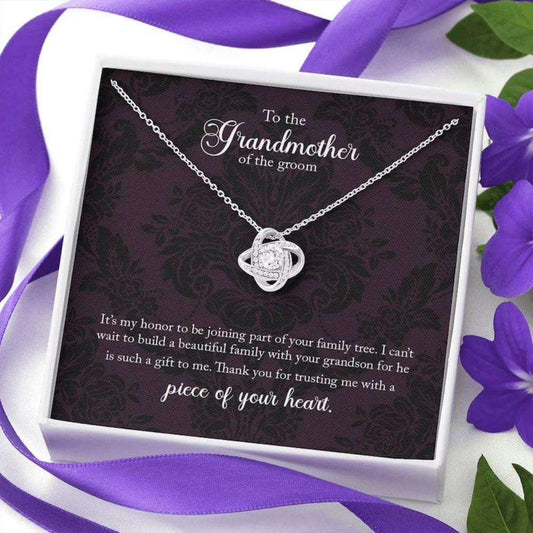 Grandmother Necklace, Grandma Of The Groom Necklace Wedding Gift, Gift For Grandma Of The Groom Rakva