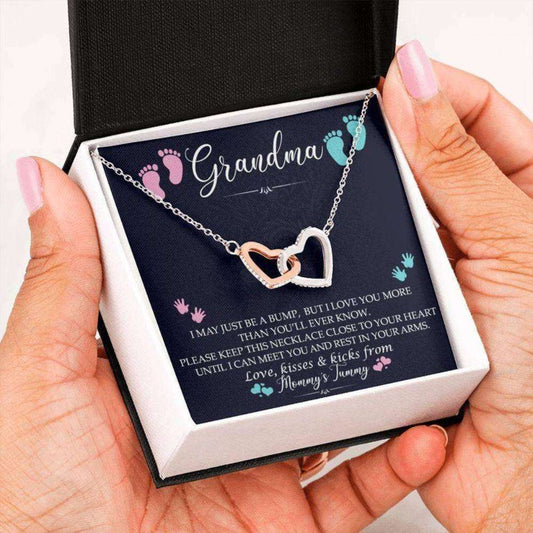 Grandmother Necklace, Grandma To Be Necklace, Grandmother Announcement Gift, Pregnancy Announcement Rakva