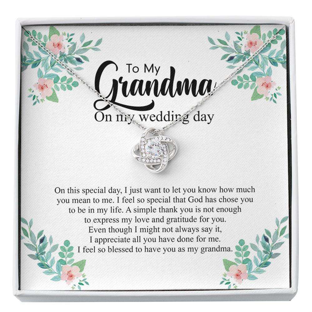 Grandmother Necklace, Grandmother Of The Bride Gift Necklace, Grandma Of The Groom Gift, Grandmother Wedding Gift, Nana, Grammie Custom Necklace Gifts for Grandmother Rakva