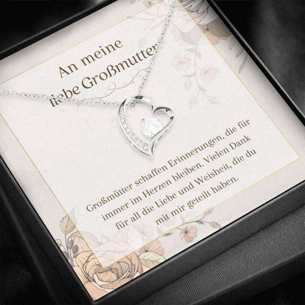 Grandmother Necklace, Grobmutter Schmuck “ Grobmutter Gift Ideas “ Gift For German Grandma Necklace “ Beste Grobmutter Gifts for Grandmother Rakva