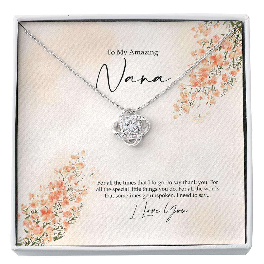 Grandmother Necklace, Nana Necklace From Grandkids, Gift For Nana From Granddaughter, Best Nana Gift, To My Nana Gift From Grandson Custom Necklace Gifts For Daughter Rakva