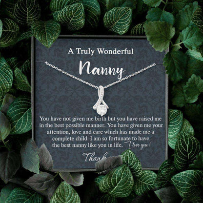 Grandmother Necklace, Nanny Gift, Gift For Nanny Leaving, Childminder Gifts, Thank You Nanny Gift, Nanny Appreciation, Nanny Necklace Gifts for Grandmother Rakva