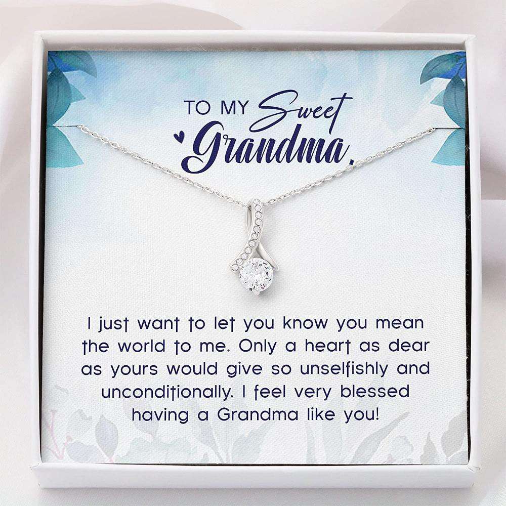 Grandmother Necklace, Necklace Gift For Grandma “ Sweet Grandma Gift Grandma Gift Gifts for Grandmother Rakva