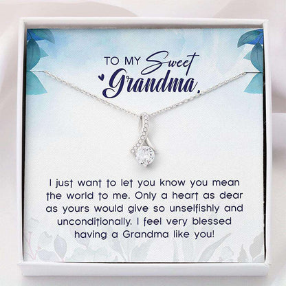 Grandmother Necklace, Necklace Gift For Grandma “ Sweet Grandma Gift Grandma Gift Gifts for Grandmother Rakva
