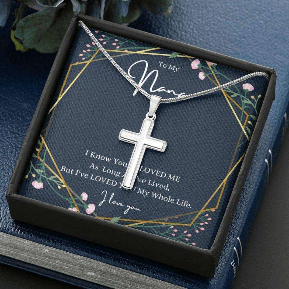Grandmother Necklace, Necklace To My Nana, Loved You My Whole Life, Gifts For Grandma, Grandmother Gifts for Grandmother Rakva