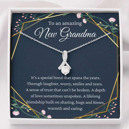 Grandmother Necklace, New Grandma Necklace Gift, Pregnancy Reveal Gift For New Grandmother Rakva