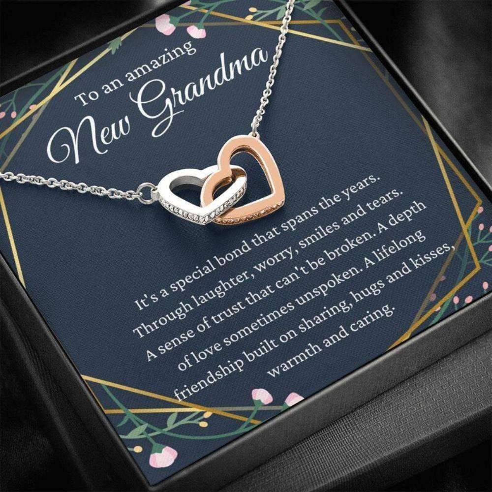 Grandmother Necklace, New Grandma Necklace Gift, Pregnancy Reveal Gift For New Grandmother Rakva