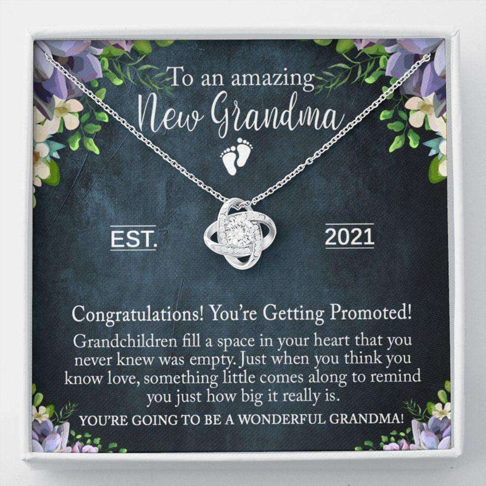 Grandmother Necklace, New Grandma Necklace Gift, Promoted To Grandma, Pregnancy Reveal Gift Rakva