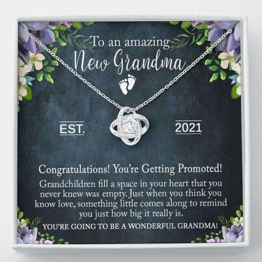 Grandmother Necklace, New Grandma Necklace Gift, Promoted To Grandma, Pregnancy Reveal Gift Rakva