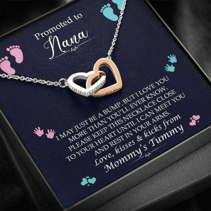 Grandmother Necklace, Promoted To Nana Necklace “ Grandmother Announcement Necklace “ Nana To Be Gift Rakva