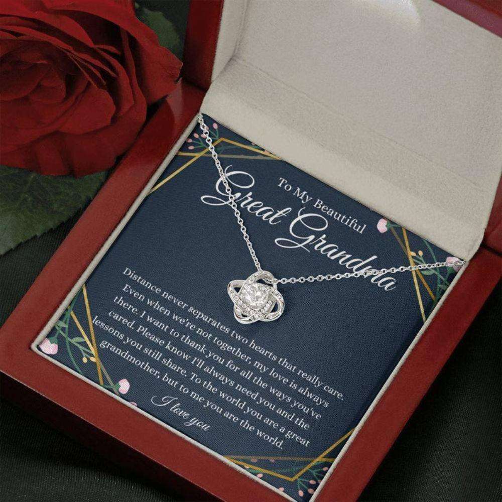 Grandmother Necklace, To My Great Grandma Necklace, Gift For Grandmother From Granddaughter Grandson Gifts For Daughter Rakva