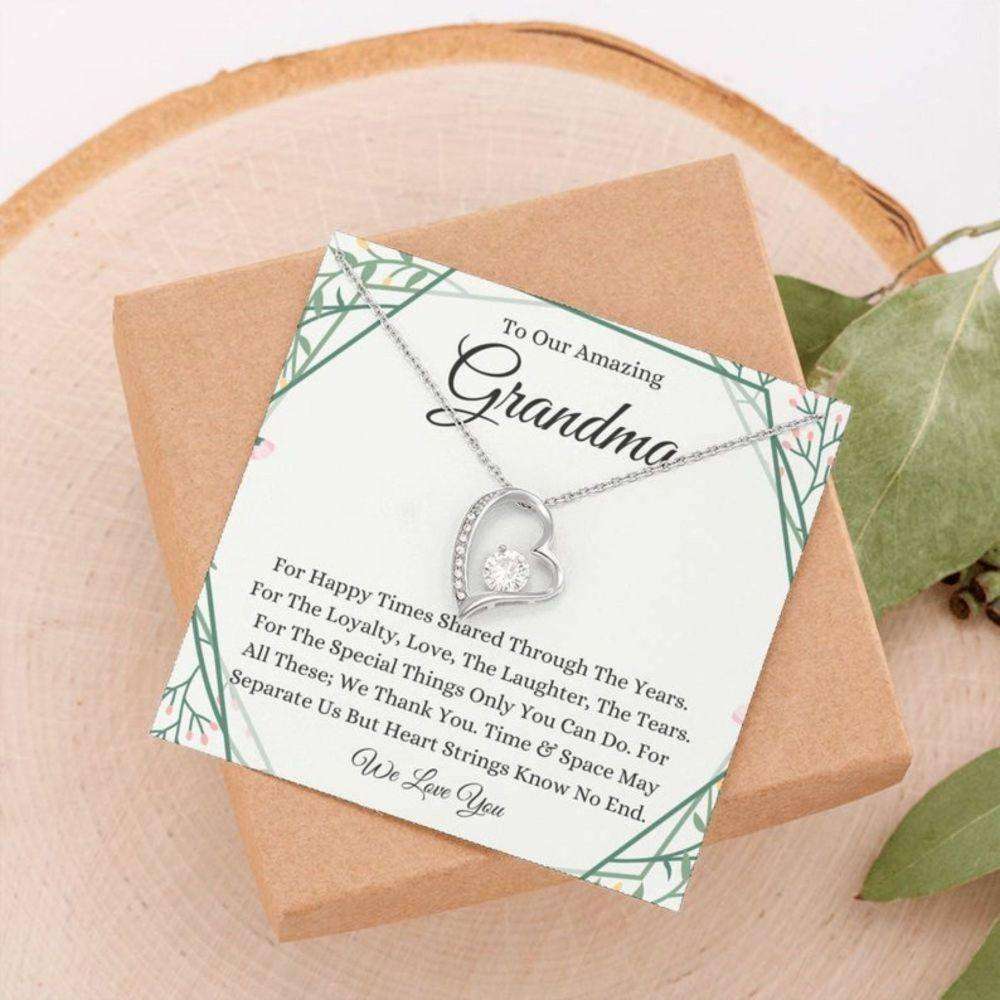 Grandmother Necklace, To Our Amazing Grandma Necklace, Gift For Grandmother From Grandchildren Gifts for Grandmother Rakva
