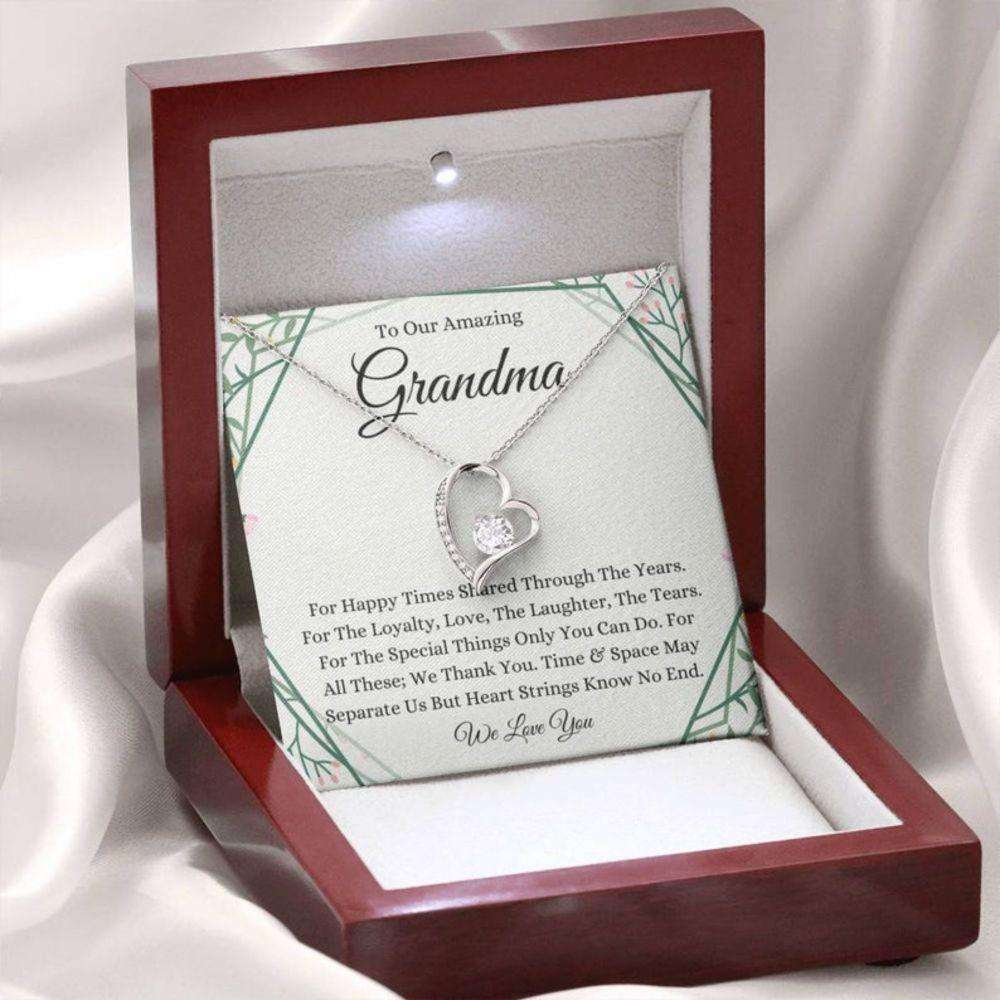 Grandmother Necklace, To Our Amazing Grandma Necklace, Gift For Grandmother From Grandchildren Gifts for Grandmother Rakva