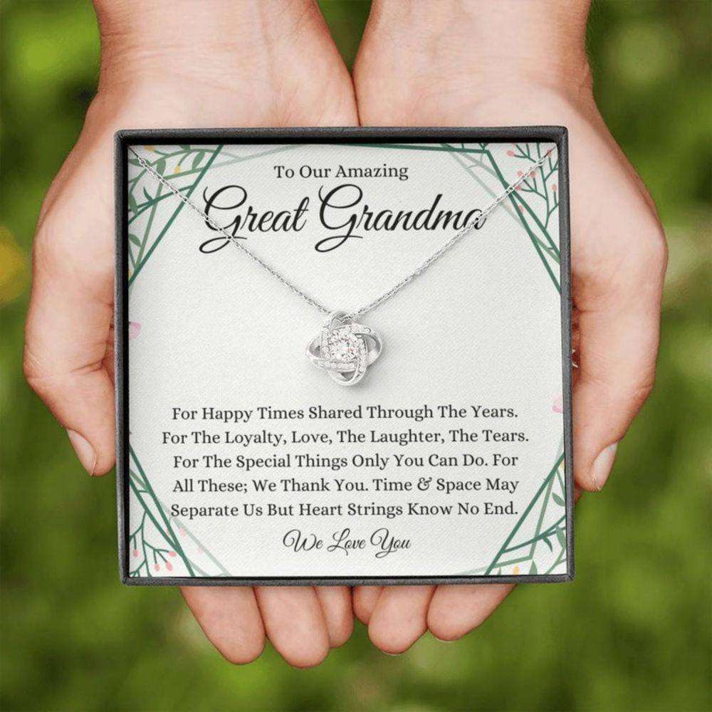 Grandmother Necklace, To Our Amazing Great Grandma Necklace, Gift For Grandmother From Grandchildren Gifts for Grandmother Rakva
