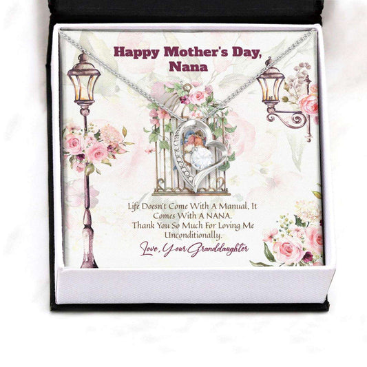 Grandmother Necklace, Vintage Gift For Your Beloved Grandma On Mother’S Day With French Vibe Necklace Gifts for Grandmother Rakva