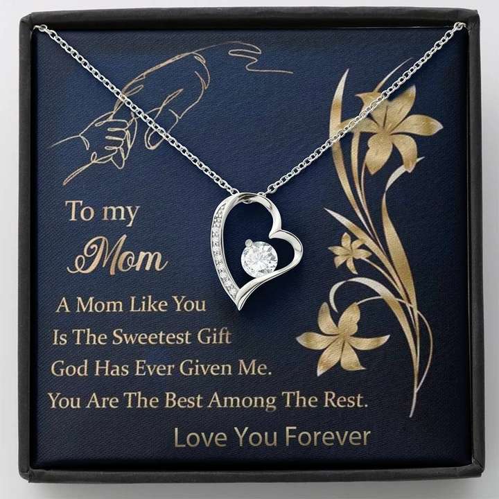 Great Gift For Mom - Beautiful 925 Sterling Silver Pendant Gifts for Mother (Mom) Rakva