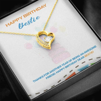 Happy Birthday Gift For Female Bestie - 925 Sterling Silver Pendant Gifts For Friend Rakva