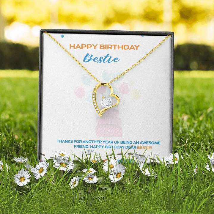 Happy Birthday Gift For Female Bestie - 925 Sterling Silver Pendant Gifts For Friend Rakva