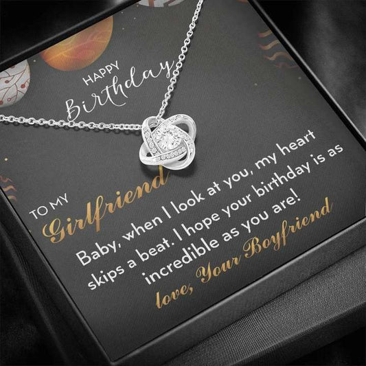 Happy Birthday - To My Girlfriend - 925 Sterling Silver Pendant Gifts For Friend Rakva