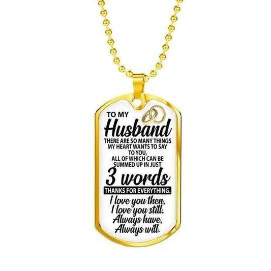 Husband Dog Tag Custom Picture, I Love You Still Dog Tag Necklace For Husband Gifts For Husband Rakva