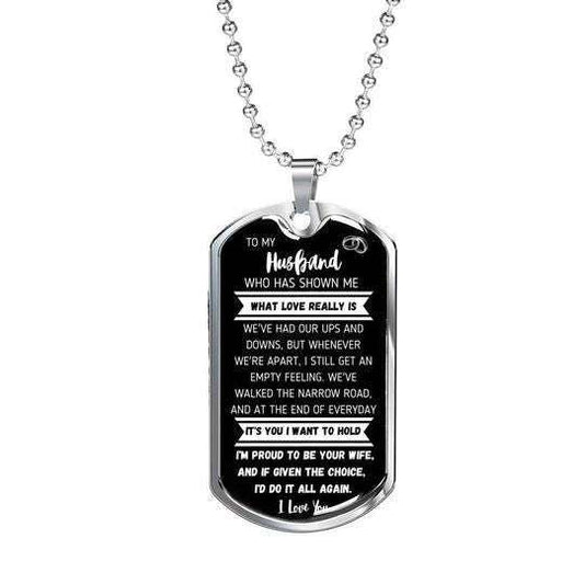 Husband Dog Tag Custom Picture, It’S You I Want To Hold Dog Tag Necklace Gift For Husband Gifts For Husband Rakva