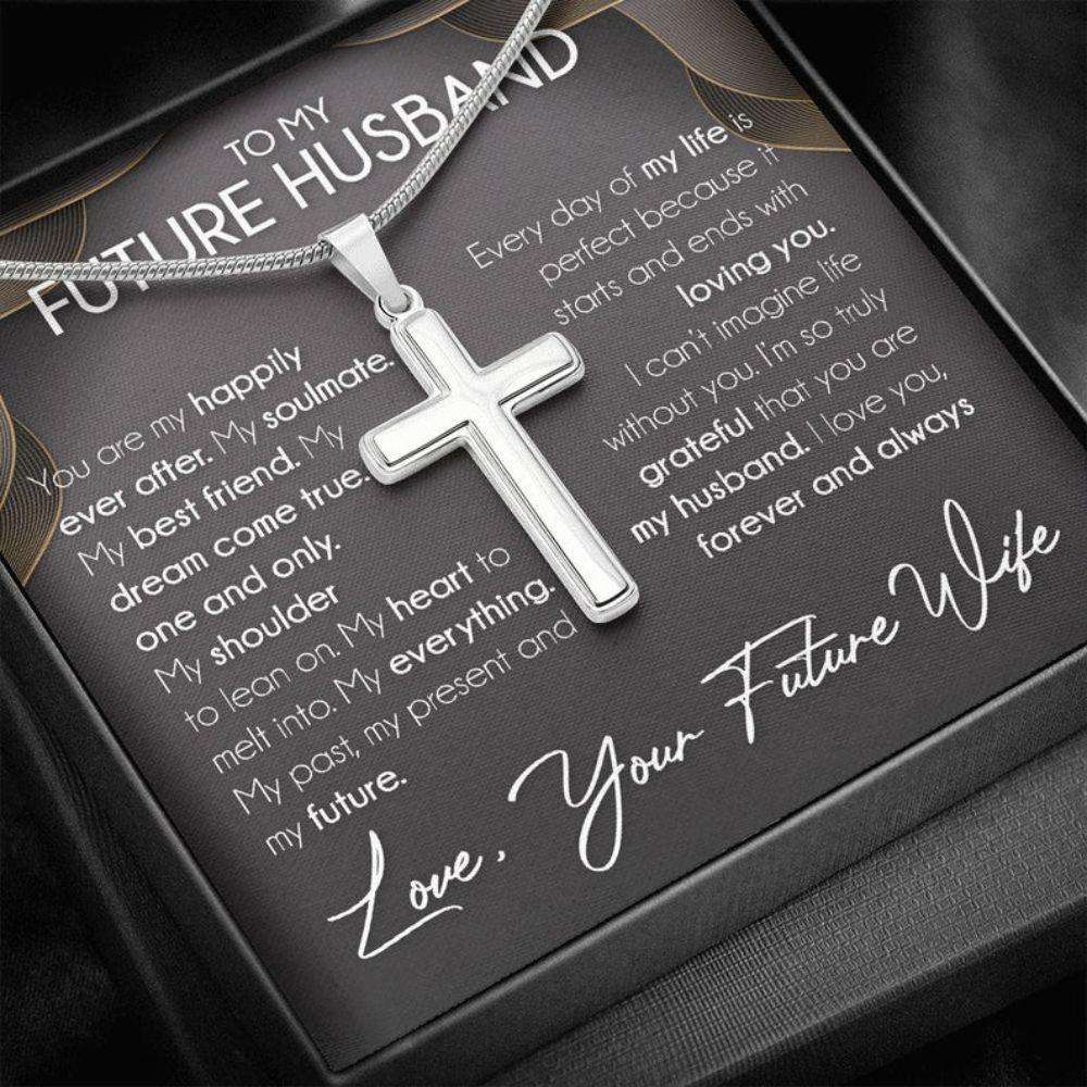 Husband Necklace, Boyfriend Necklace, Necklace Gift For Future Husband, Boyfriend Sentimental Anniversary Promise Wedding Gift Gifts For Boyfriend Rakva