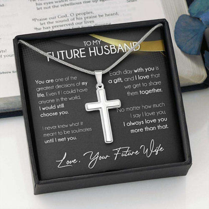 Husband Necklace, Boyfriend Necklace, Necklace Gift For Future Husband, Boyfriend Sentimental Anniversary Promise Wedding Gift Gifts For Boyfriend Rakva