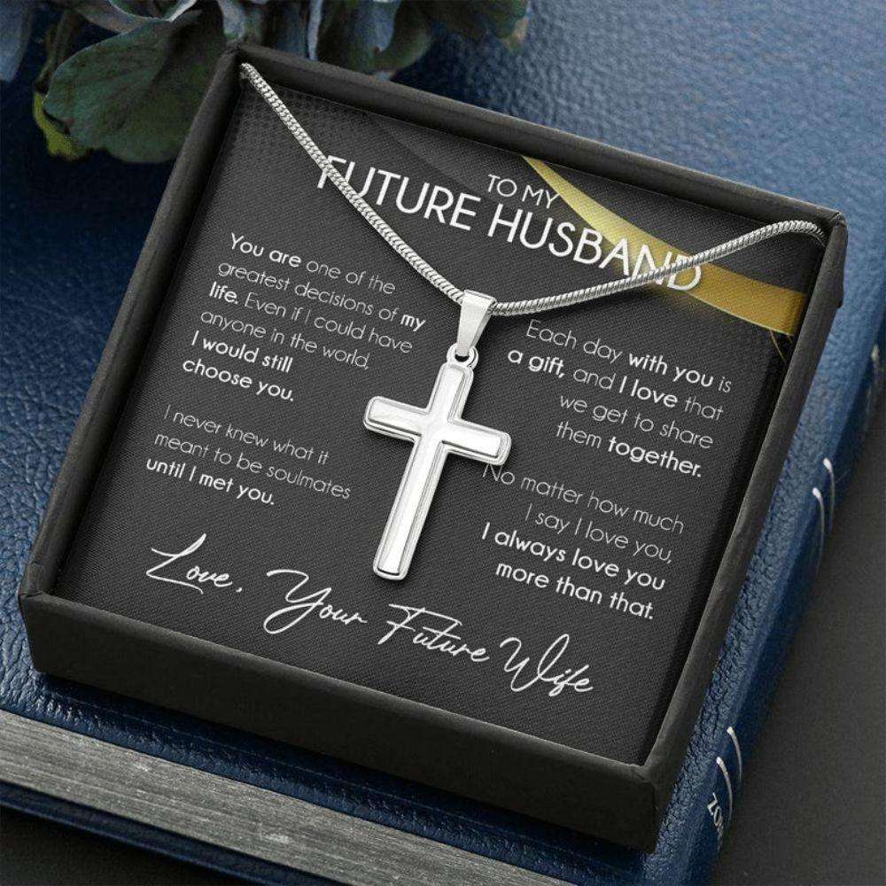 Husband Necklace, Boyfriend Necklace, Necklace Gift For Future Husband, Boyfriend Sentimental Anniversary Promise Wedding Gift Gifts For Boyfriend Rakva