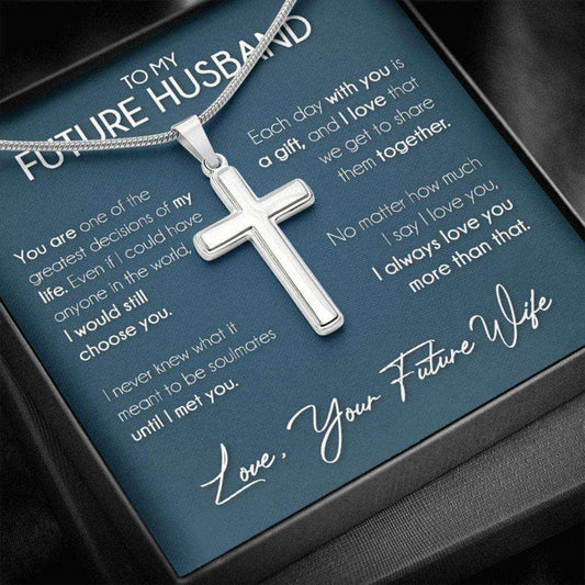 Husband Necklace, Boyfriend Necklace, Necklace Gift For Future Husband, Boyfriend Sentimental Anniversary Promise Wedding Gift Gifts For Boyfriend Rakva