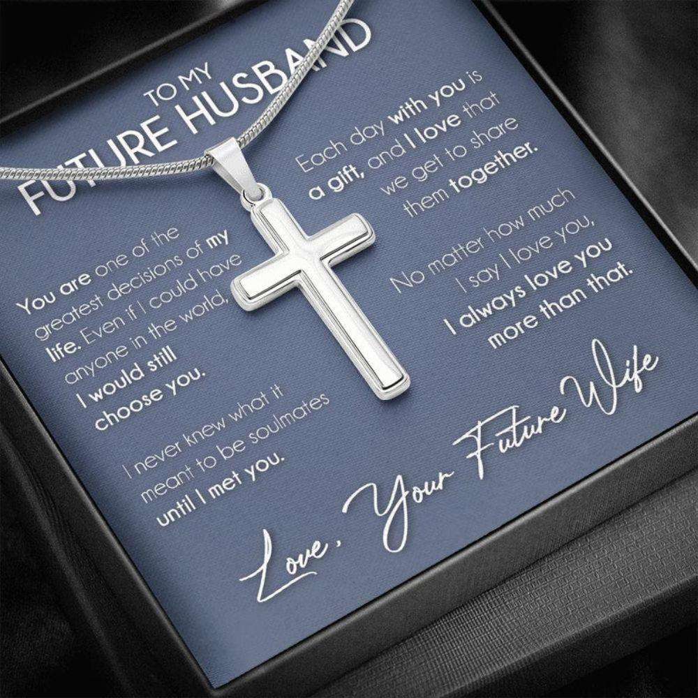 Husband Necklace, Boyfriend Necklace, Necklace Gift For Future Husband, Boyfriend Sentimental Anniversary Promise Wedding Gift Gifts For Boyfriend Rakva